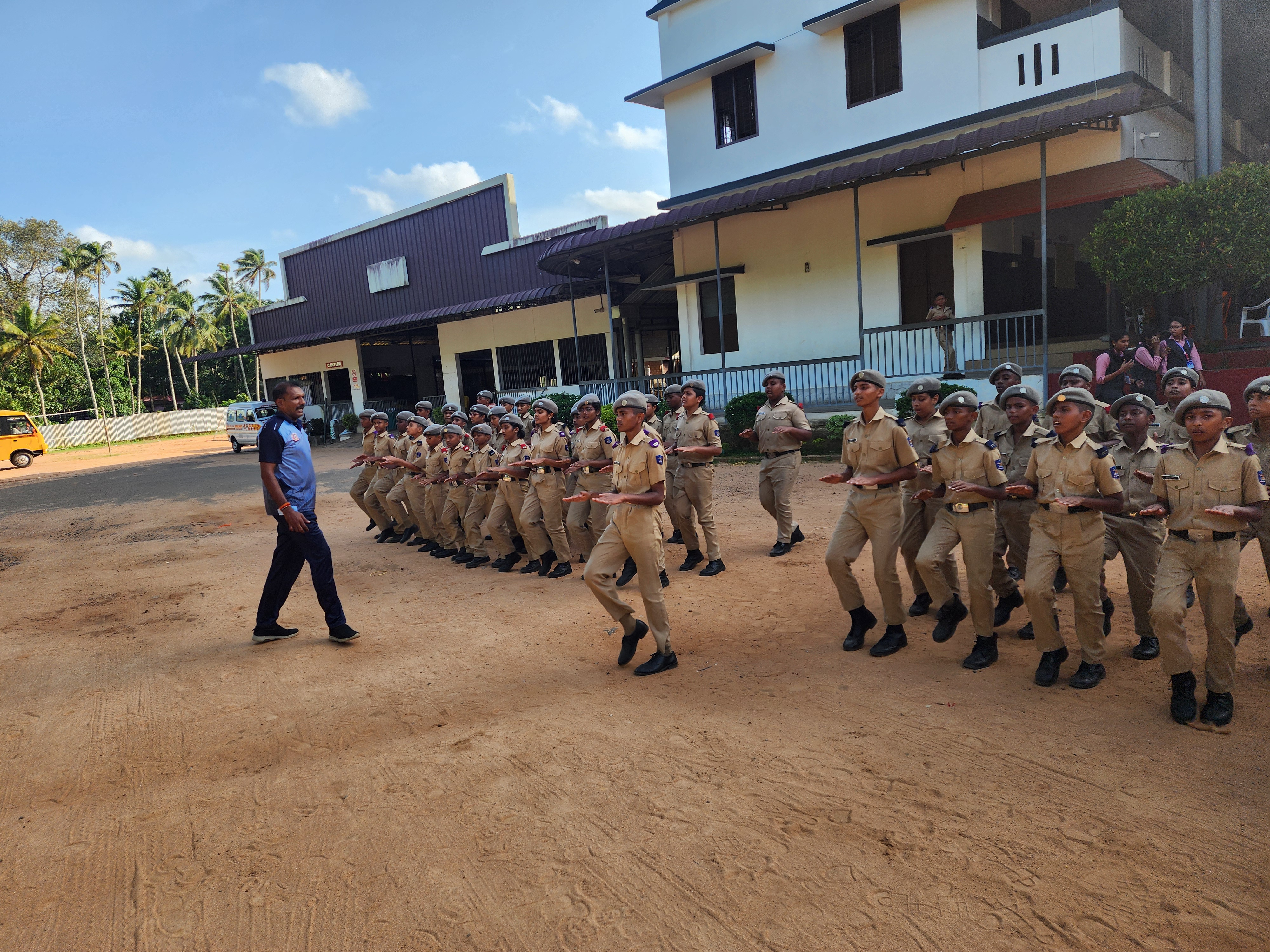 Drill Training — Vidyadhiraja Vidyapeetom Sainik School